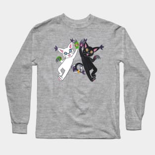 Twin Tails - Gatomon & BlackGatomon Long Sleeve T-Shirt